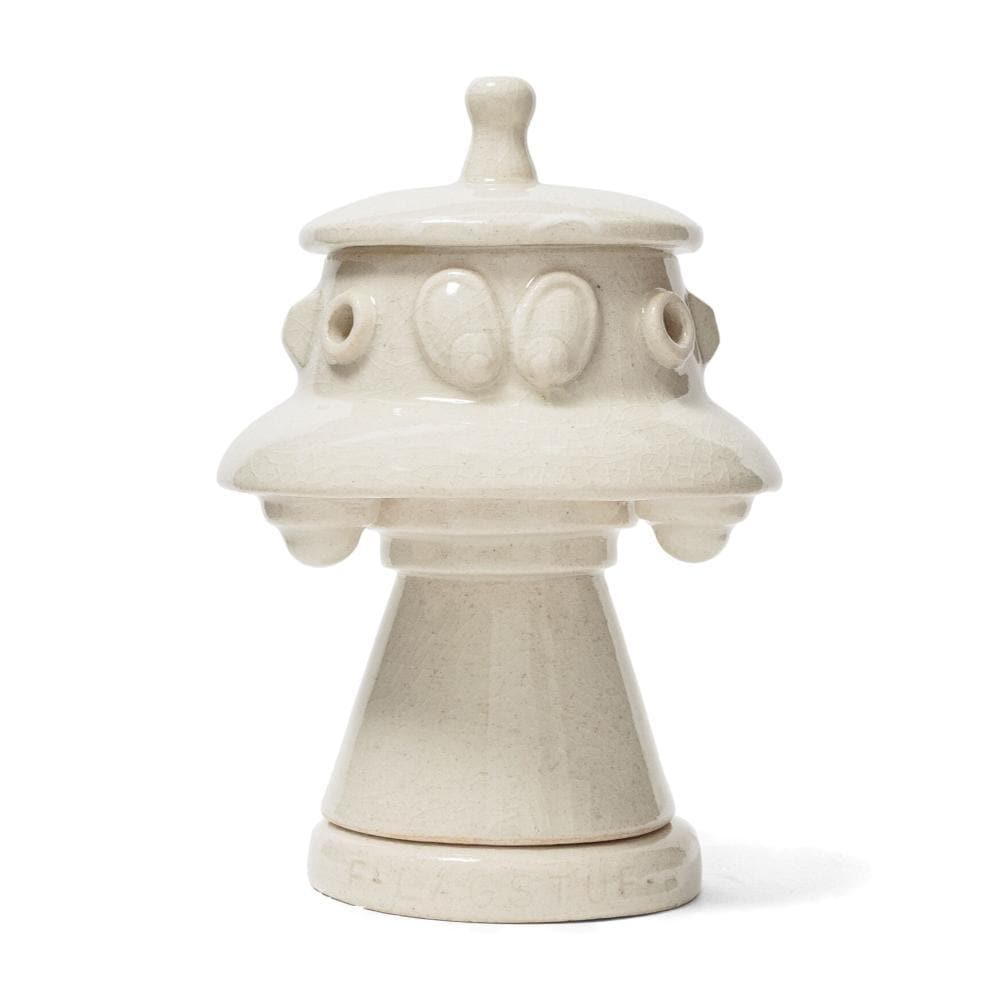 Premium UFO Incense Burner - White Ceramic Aromatherapy Chamber for Meditation, Yoga & Home Decor | Relaxing Essential Oil Diffuser for Zen Spaces