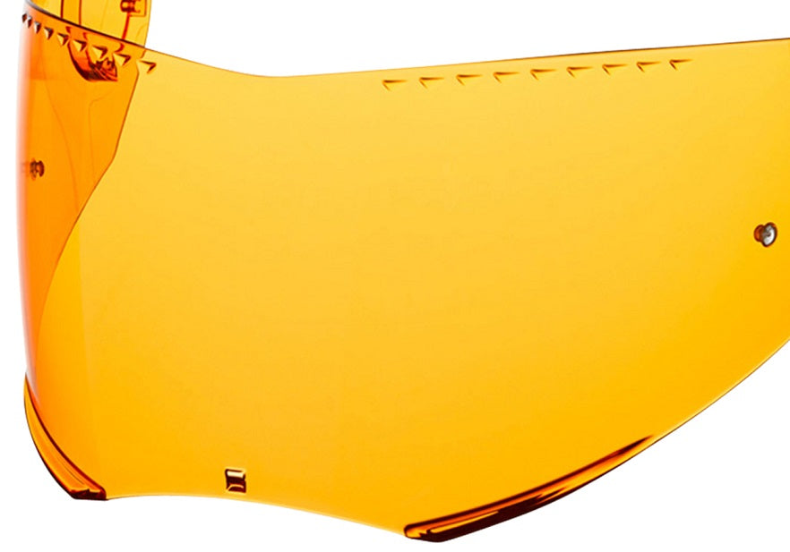 Schuberth C3 Pro S2 Motorcycle Helmet Faceshield - Hi Viz Orange for Enhanced Visibility & Safety - Perfect for Night Riding & Low Light Conditions