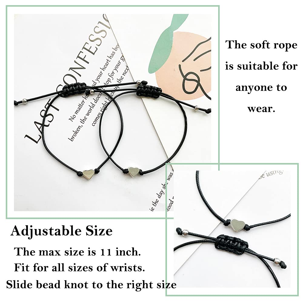 YANCHUN Mother Daughter Matching Bracelets Set - Heartfelt Gift from Mom to Daughter, Mommy and Me Jewelry for Christmas, Birthday, Anniversary - Perfect for Family Bonding & Special Occasions
