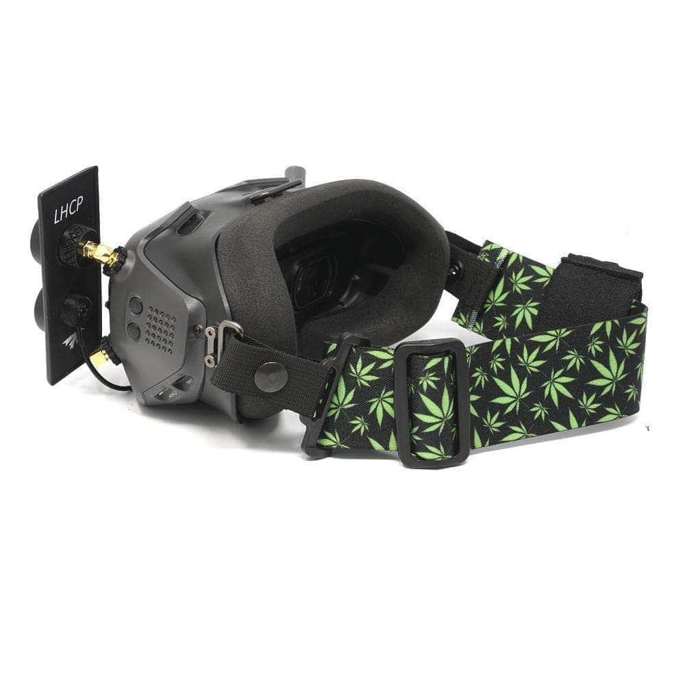 FatStraps 2 FPV Goggle Strap - Compatible with Fatshark, Walksnail & DJI Goggles - Adjustable Headband for Comfort - Perfect for Drone Racing & FPV Flying