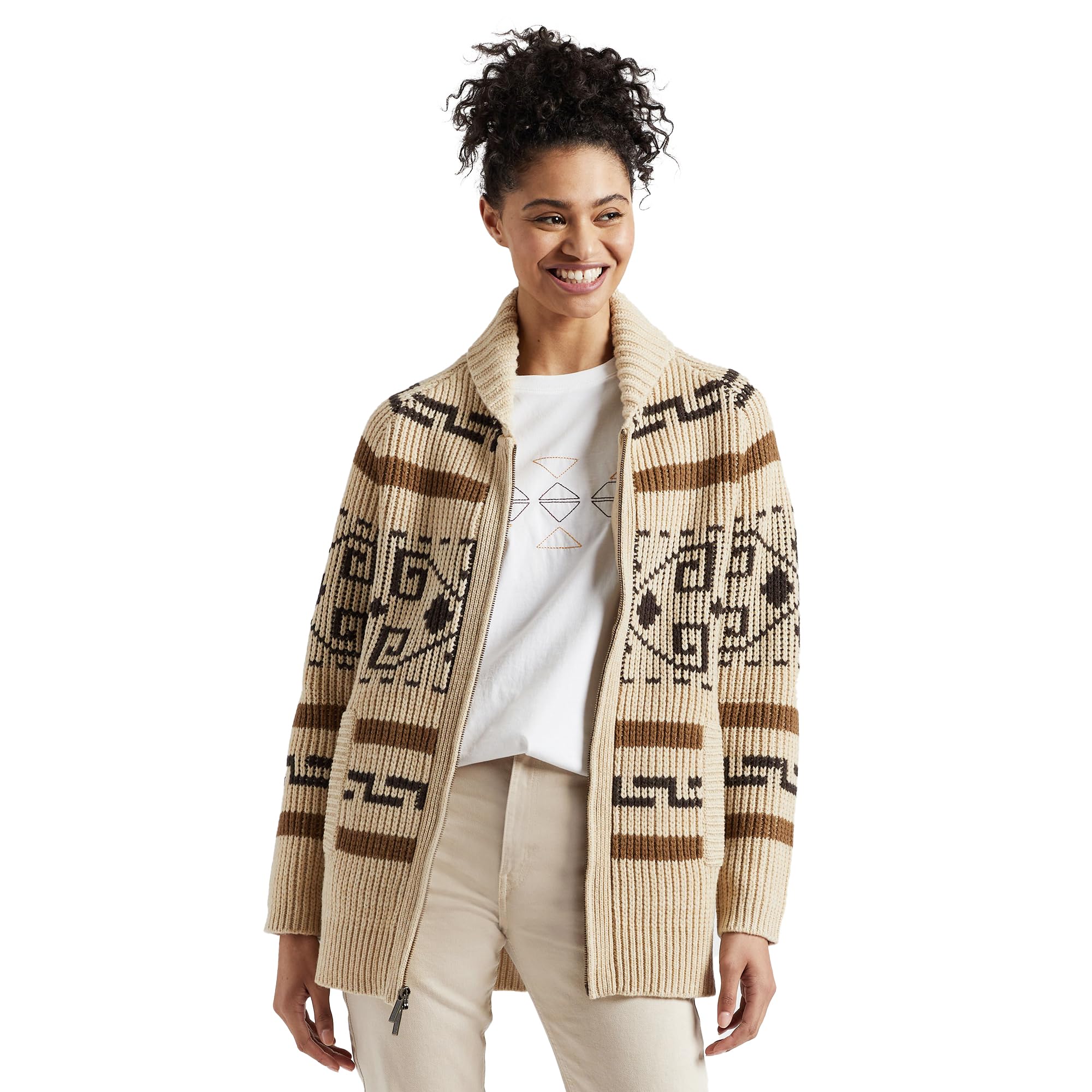 Pendleton Women's Long Westerley Cardigan - Cozy Knit Sweater for Fall & Winter - Perfect for Layering, Office Wear & Casual Outfits