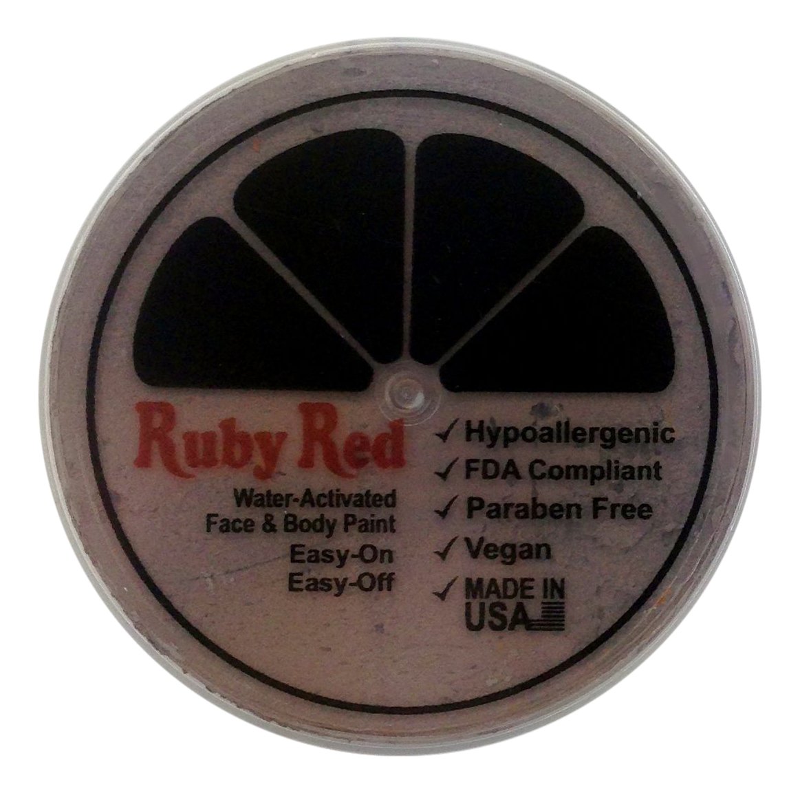 Ruby Red Professional Face Paint - 75ML Beige for Halloween, Cosplay & Theater Makeup