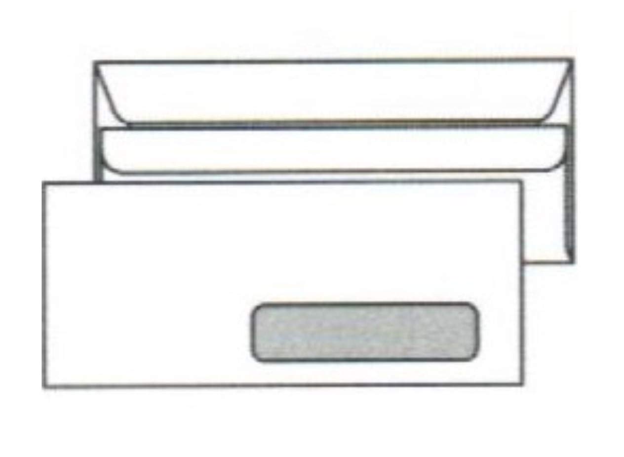 No. 10 Flip-Stik Self-Sealing Window Envelopes, 4-1/8