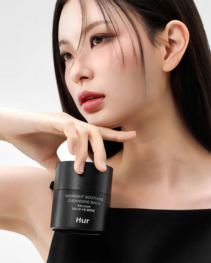 Midnight Soothing Cleansing Balm by House of HUR - Gentle Makeup Remover & Deep Cleanser for Dry & Sensitive Skin - Perfect for Nighttime Skincare Routine & Travel Essentials