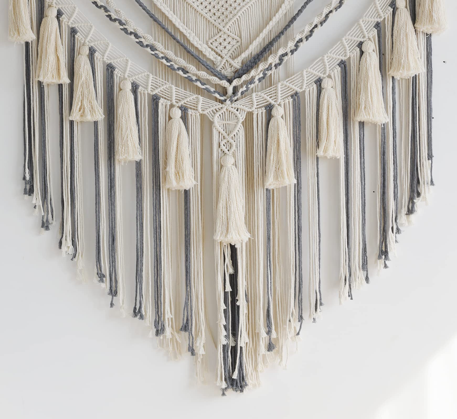 Handmade Large Macrame Wall Hanging Decor - 47