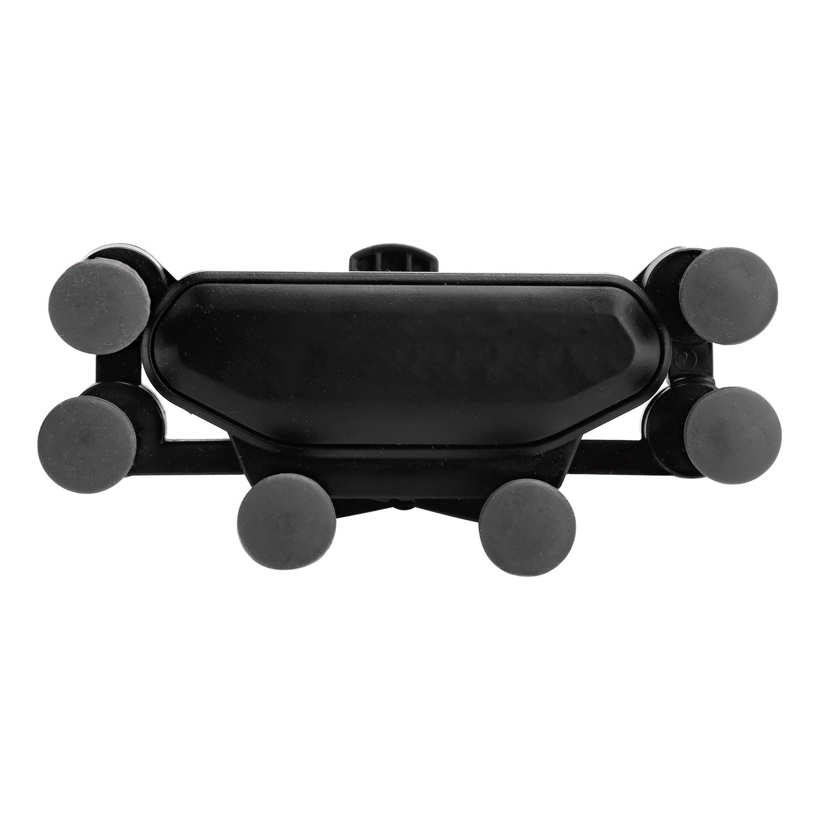 Car Phone Holder - ABS Material, Gravity Design, Sturdy & Simple Stand for iPhone, Samsung, Google Pixel (Black) - Perfect for Driving, Commuting & Road Trips
