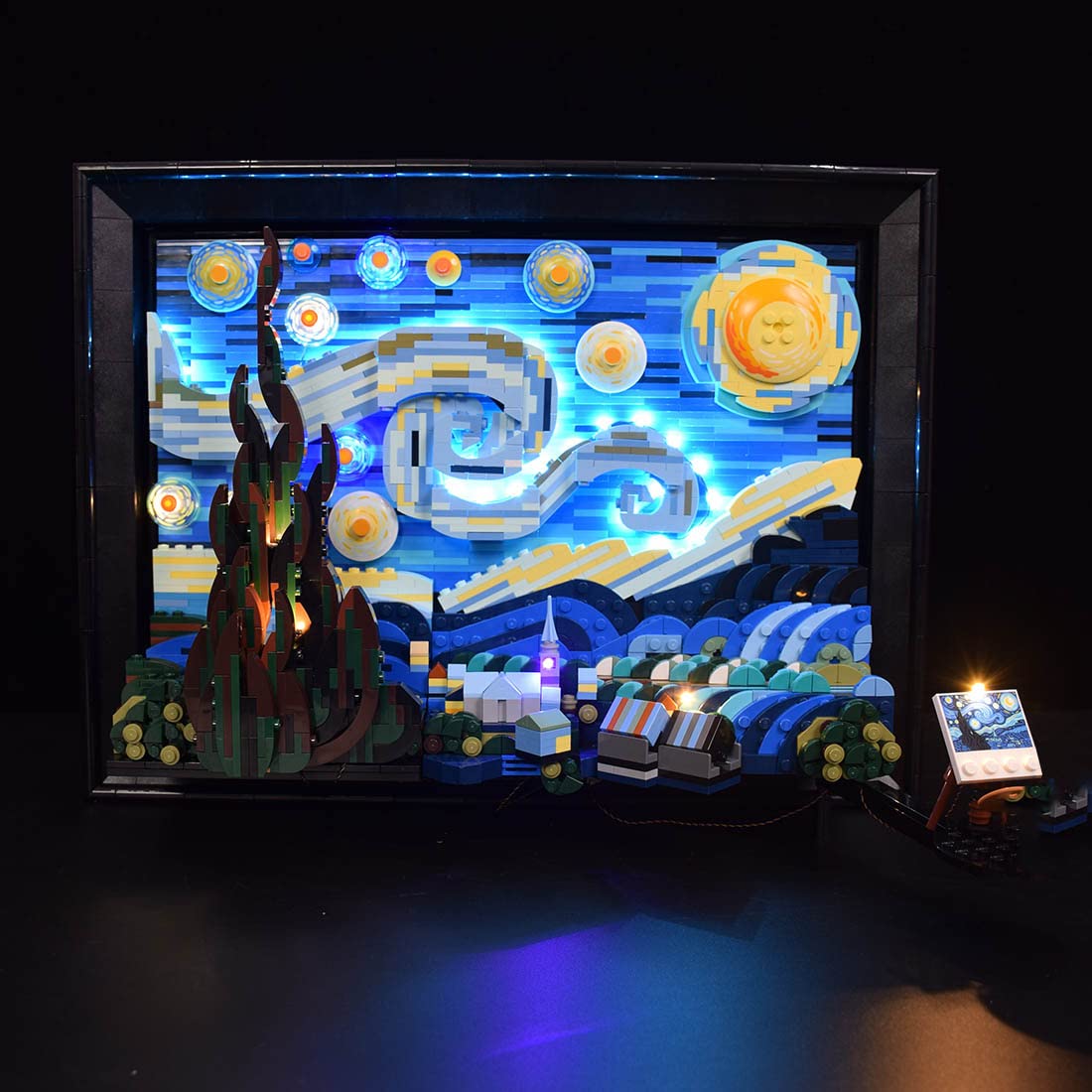 JoySeed LED Kit for Lego 21333 Van Gogh Starry Night - DIY Lighting for Home Decor