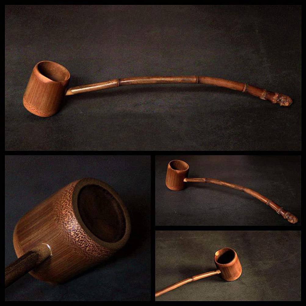 Japanese Style Long Handle Water Ladle - Tea Ceremony & Bath Dipper for Traditional and Modern Use