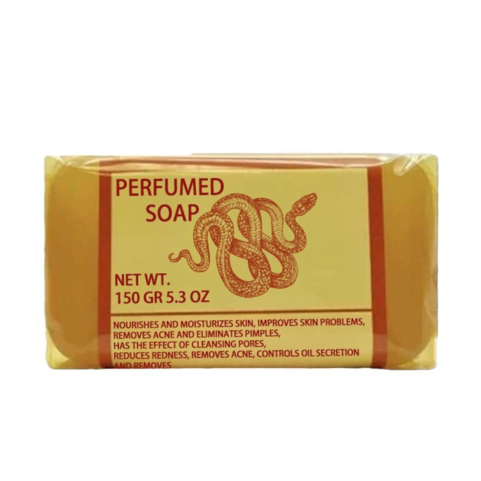 Natural Rattlesnake Soap for Face & Body - Deep Cleansing Bar with Exfoliating Properties - Perfect for Acne Prone Skin & Sensitive Skin Care Routine