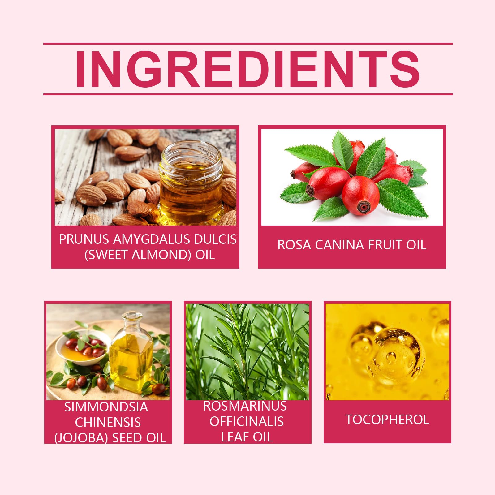 Organic Rosehip Seed Oil for Face - 100% Pure & Natural Anti-Aging Facial Oil for Women & Men - Hydrates, Brightens & Reduces Wrinkles - Perfect for Dry Skin, Night Routine & DIY Skincare