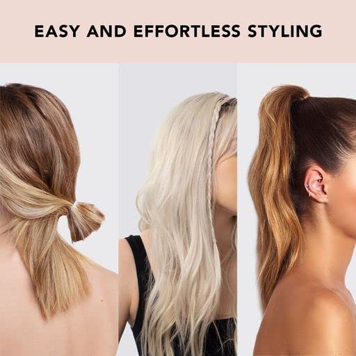 Kitsch No Snag Small Elastic Hair Ties - 500pcs Clear Rubber Bands for Women & Baby Hair - Gentle Hair Elastics for Ponytails, Braids & Updos - 5 Pack Non-Slip Hair Accessories for Daily Use & Workouts
