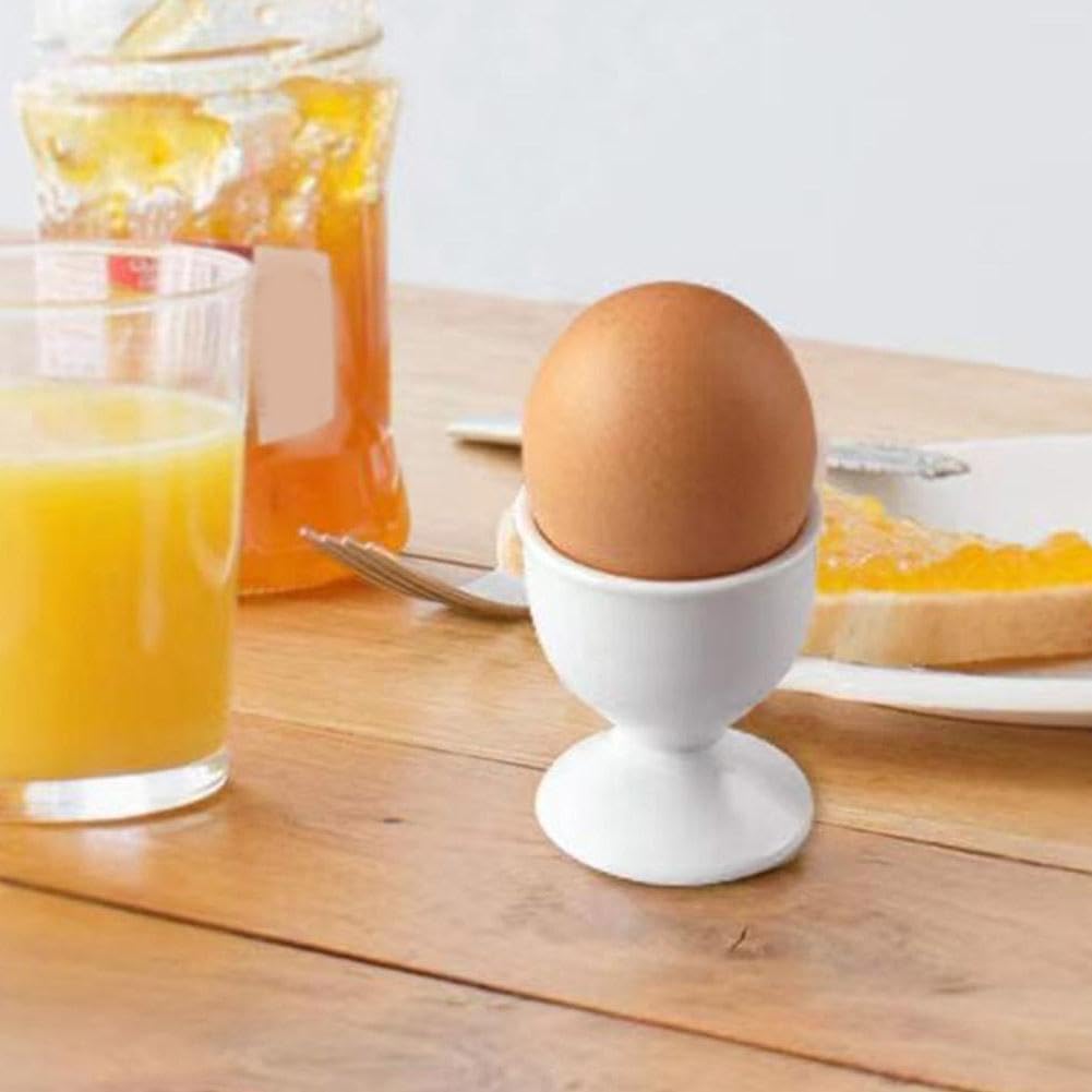 Hard Boiled Egg Holder - Unbreakable Plastic Egg Cup with Cartoon Design for Breakfast & Brunch | Perfect for Kids, Home Kitchen & Picnic Use (1pc)