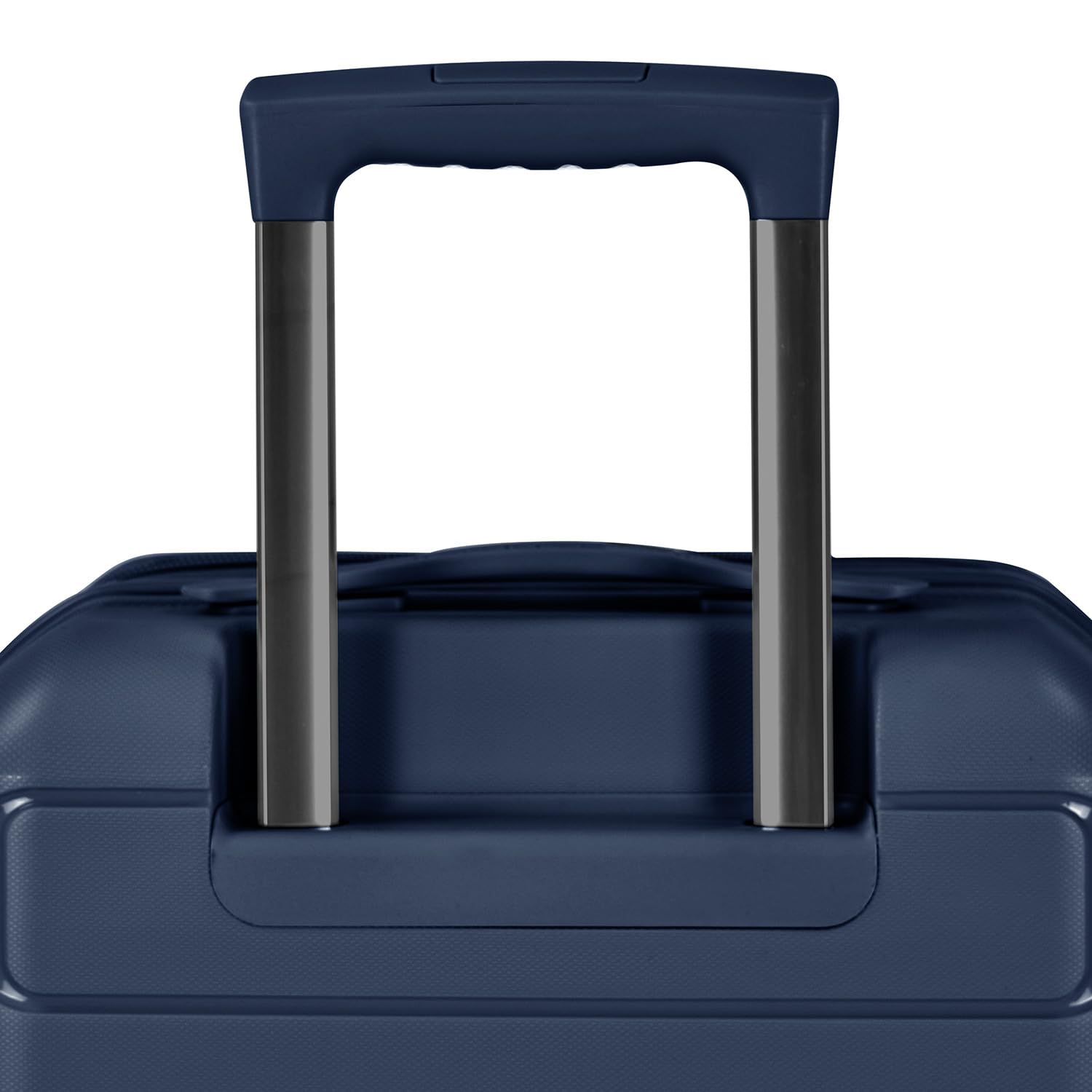 Traveler's Choice Pagosa Durable Expandable Hardshell Spinner Luggage - Navy Blue Carry On Suitcase for Air Travel & Business Trips