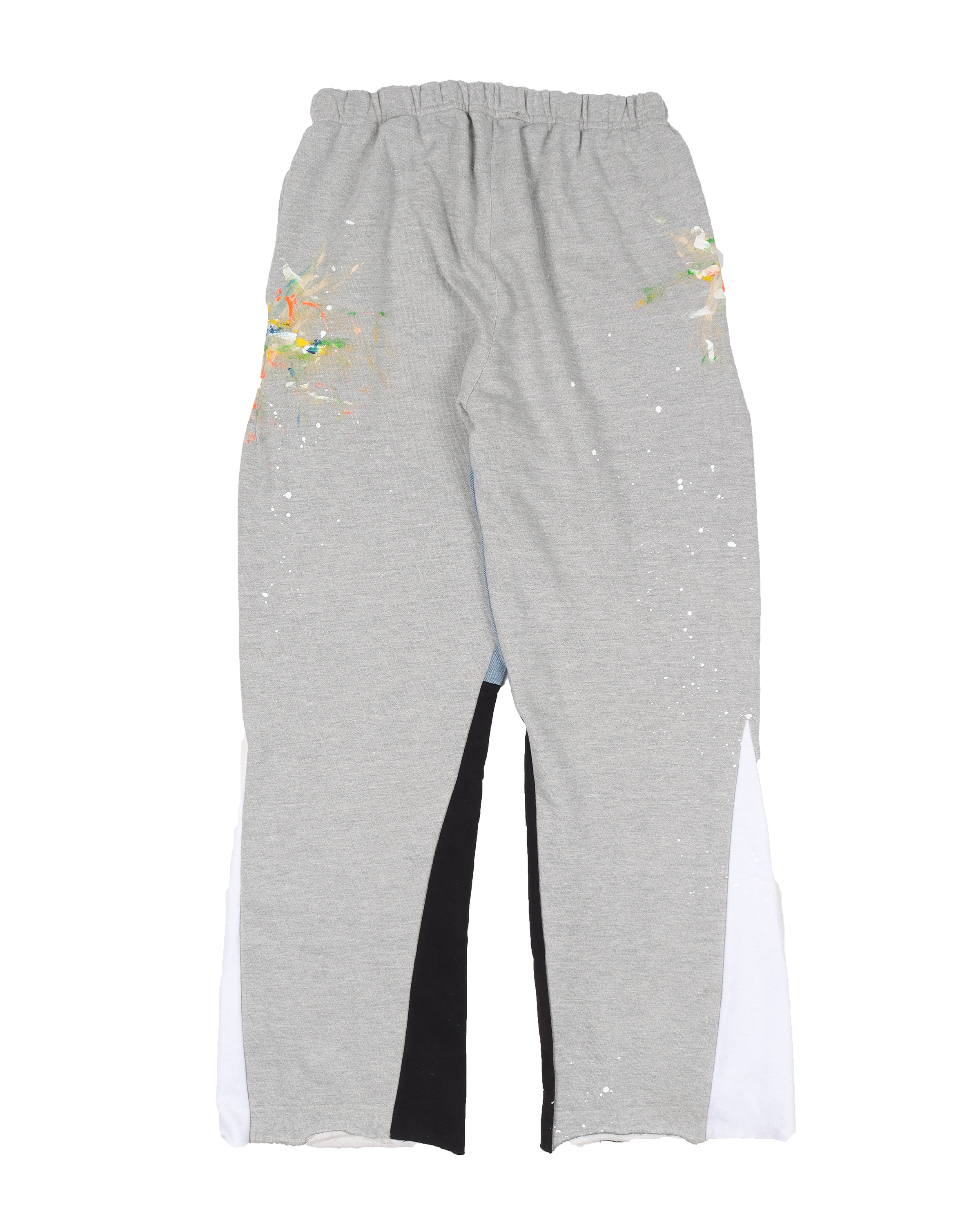 LA FLARE Women's High Waisted Painted Sweatpants - Soft Fleece Joggers with Artistic Print for Lounge, Yoga & Casual Wear