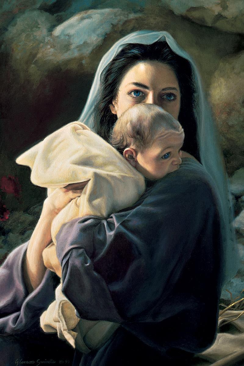 Be It Unto Me Religious Painting by Liz Lemon Swindle - Inspirational Christian Art for Home, Church & Office Decor