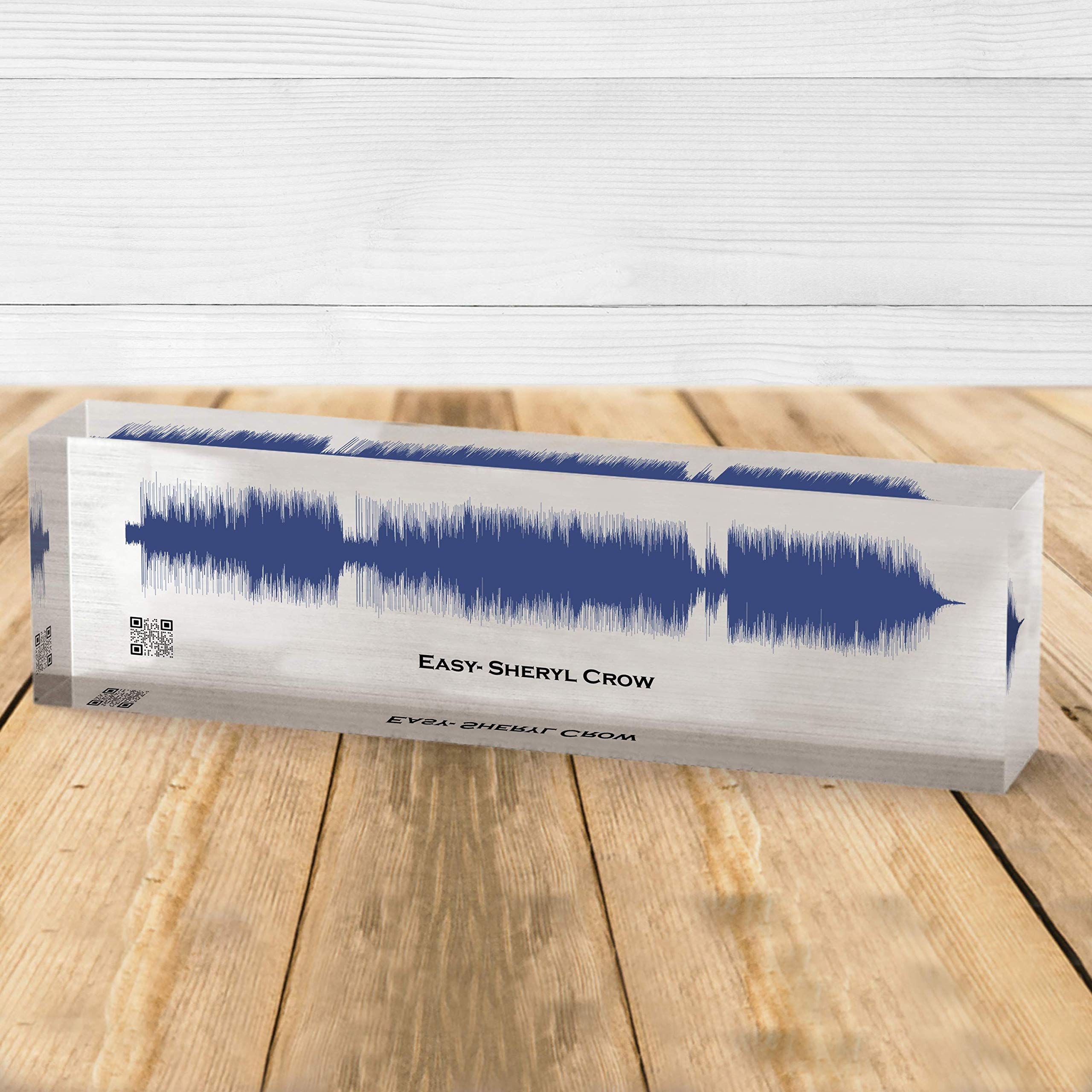 Custom Soundwave Art Gift - Personalized Song on Acrylic Block for Couples | Anniversary, Valentine's Day Gift Idea