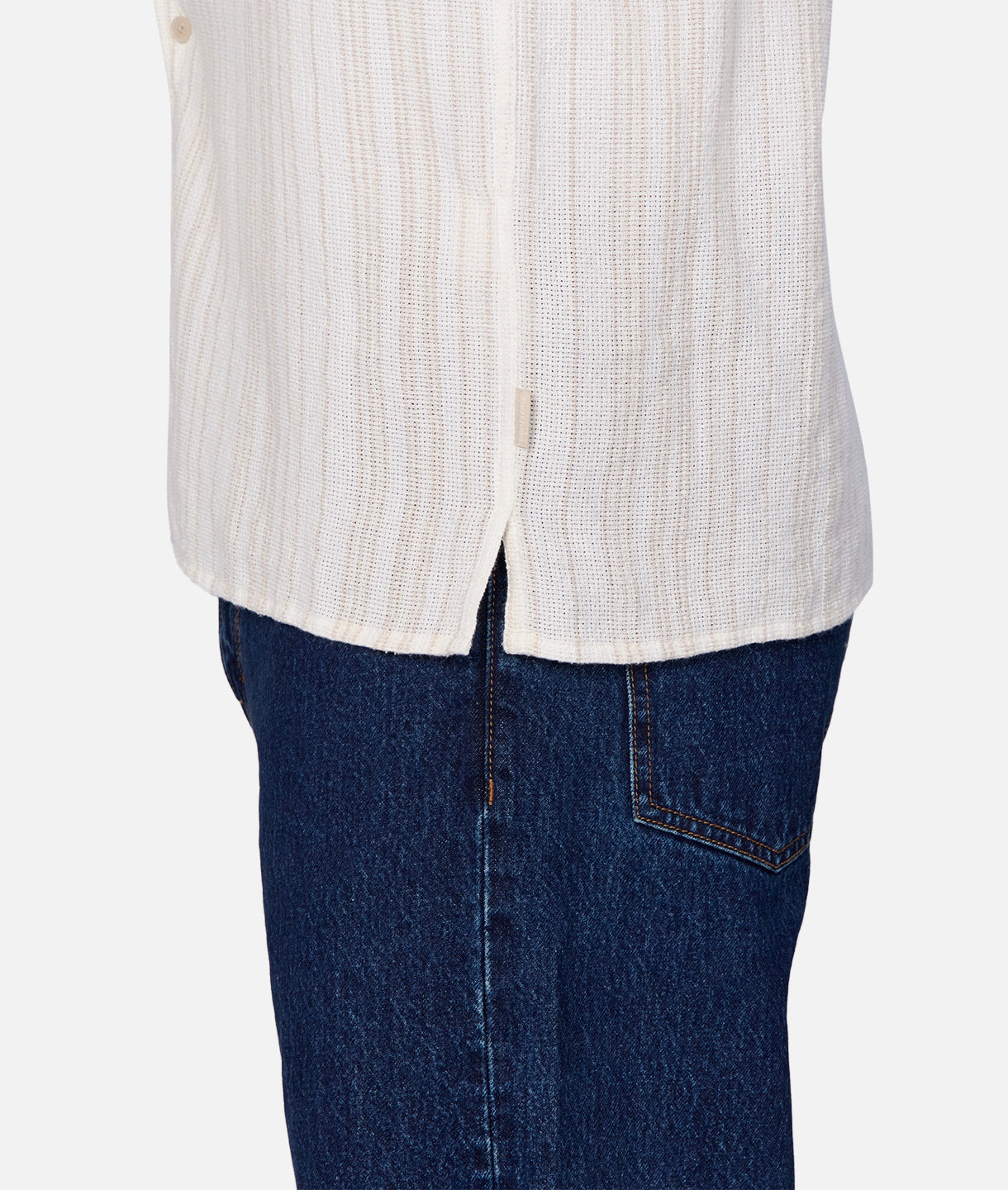 Oliveto Short Sleeve Shirt for Men - Off White Beige Casual Button Down Shirt | Perfect for Summer Outfits, Office Wear & Casual Dates