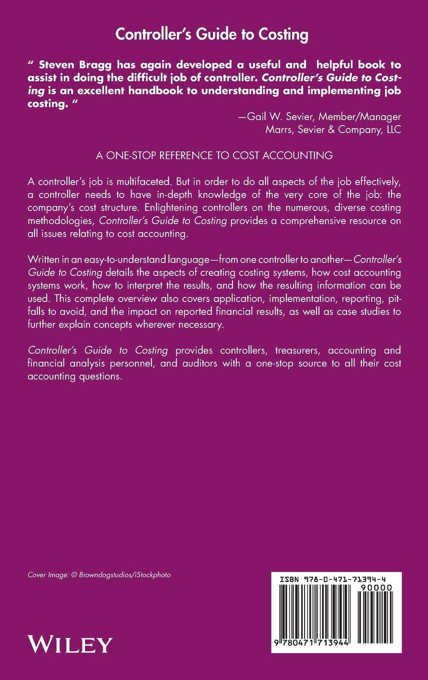 Controller's Guide to Costing - Best Practices for Financial Management & Cost Accounting | Essential Resource for Business Professionals