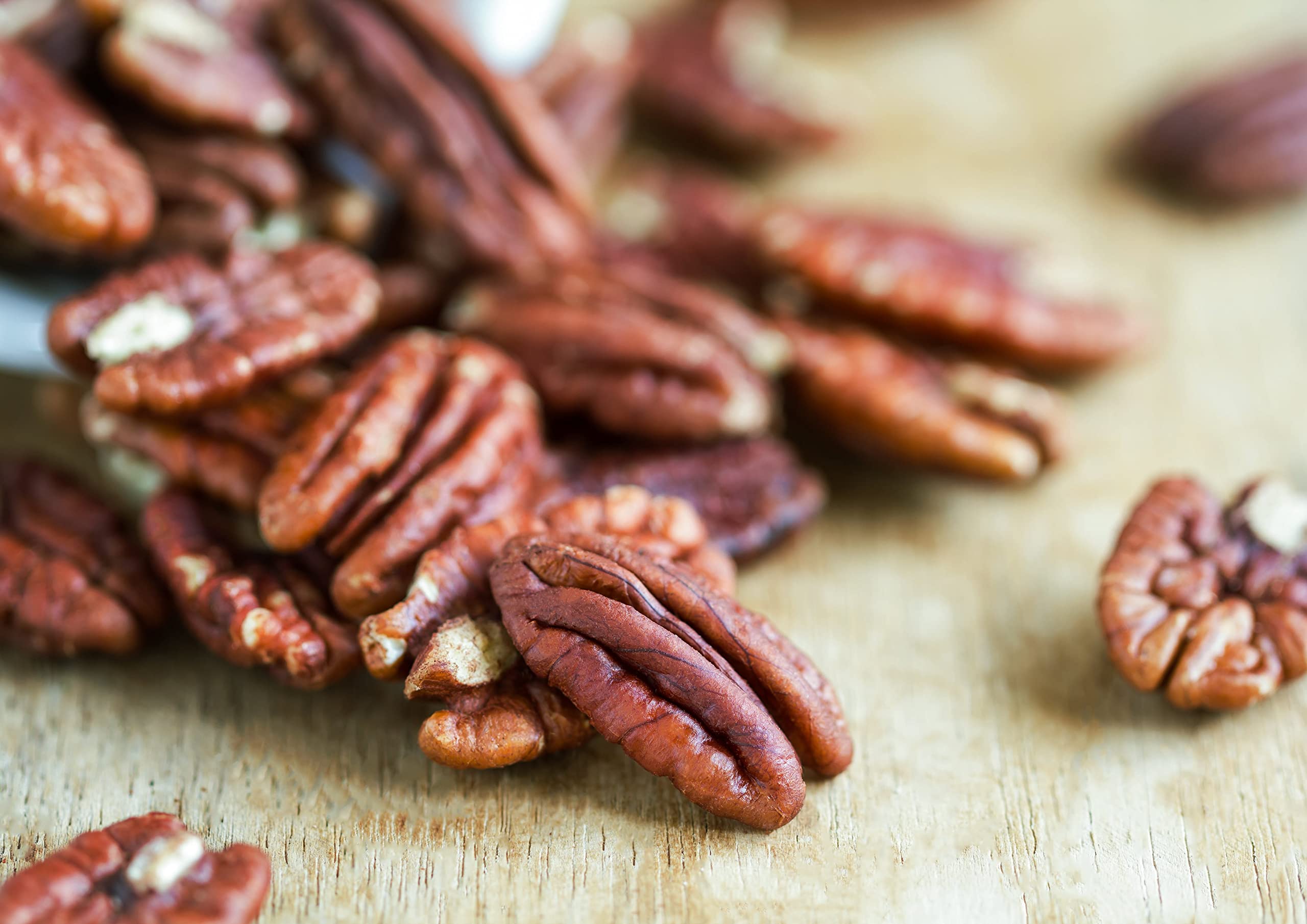 Organic Dry Roasted Pecan Halves, 6 Pounds - Non-GMO, Unsalted, No Oil Added, Vegan, Kosher, Shelled Nuts | High in Protein & Fiber | Keto, Paleo & Vegan Snack | Perfect for Baking, Salads & Healthy Snacking