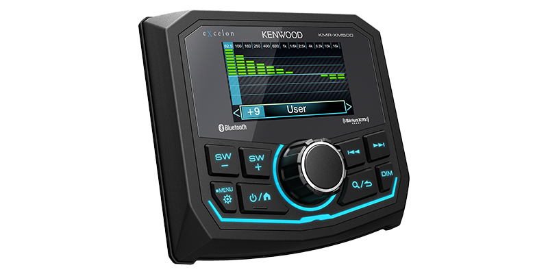 Kenwood KMR XM500 eXcelon Motorsports Digital Media Receiver with Bluetooth - High-Quality Car Audio System for Enhanced Driving Experience