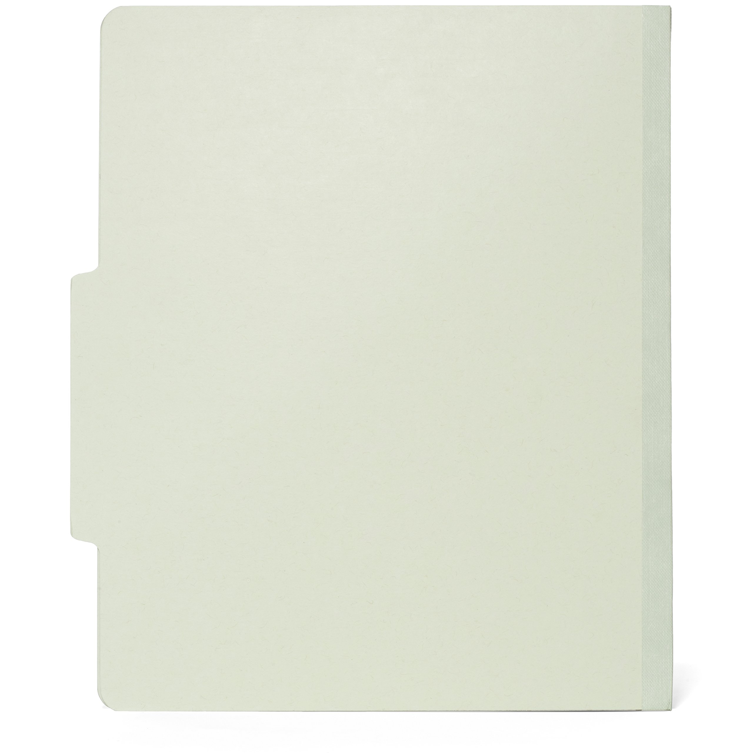 10 Pack Gray Green Letter Size Classification Folders - 2 Divider Pockets & 2 Inch Tyvek Expansion - Durable 2-Prong Fastener for Organizing Medical Files, Office Documents - Perfect for Filing Cabinets, Home Office & School Supplies
