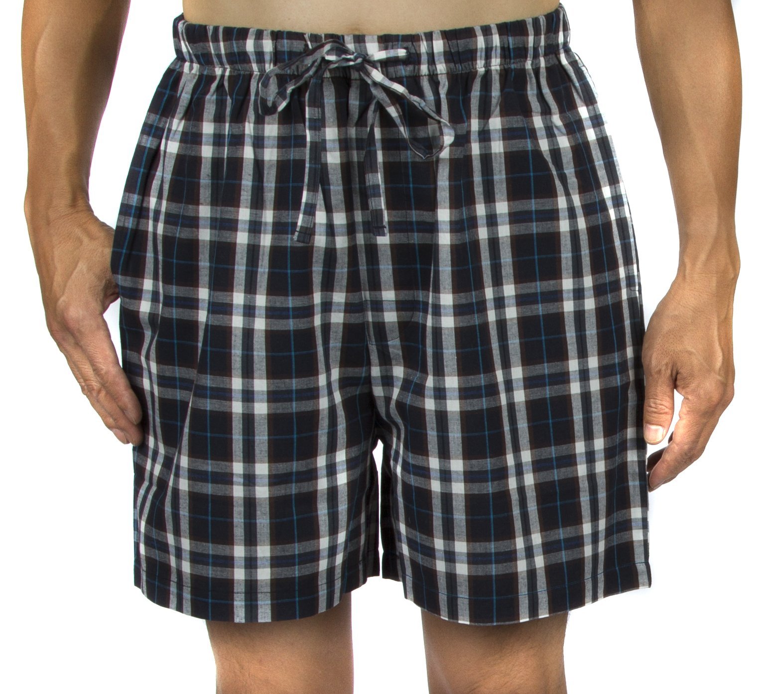 Men's Cotton Poplin Pajama Pants - Soft & Breathable Lounge Sleepwear for Nighttime Comfort - Perfect for Relaxing at Home, Lounging & Sleeping