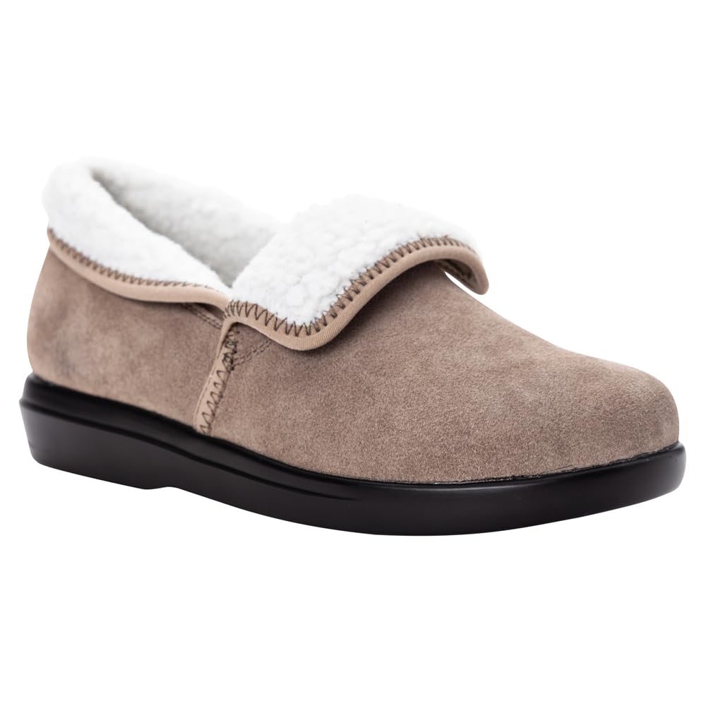 Propét Women's Colbie Slip-On Casual Slippers - Comfortable House Shoes for Indoor & Outdoor Use - Perfect for Home, Office, and Travel