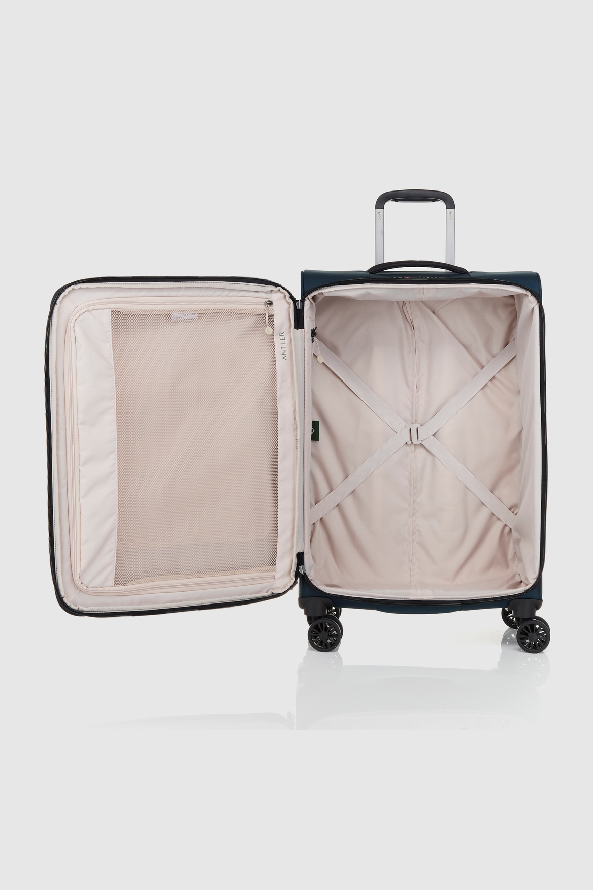 Soft Stripe 69cm Lightweight Luggage Suitcase - Durable Spinner Carry-On for Travel, Business Trips & Weekend Getaways