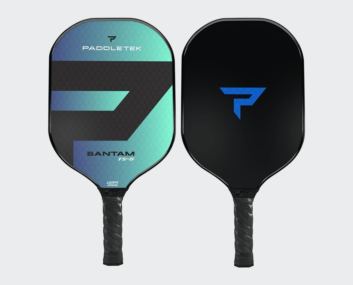 Paddletek Bantam TS-5 Pickleball Paddle | Lightweight Carbon Fiber | USA Made | Perfect for Beginners & Intermediate Players | Indoor & Outdoor Court Use