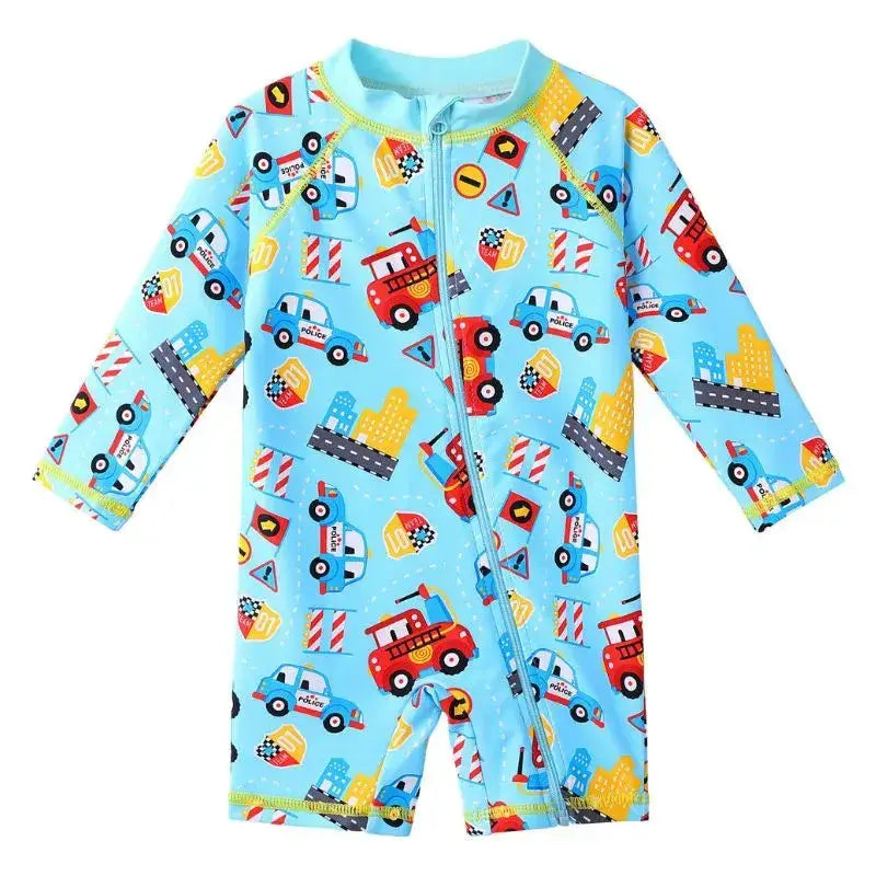 One Piece Baby Swimwear for 0-6 Years Old | UV Protection Kids Swimsuit for Boys & Girls - Perfect for Beach, Pool & Summer Water Activities