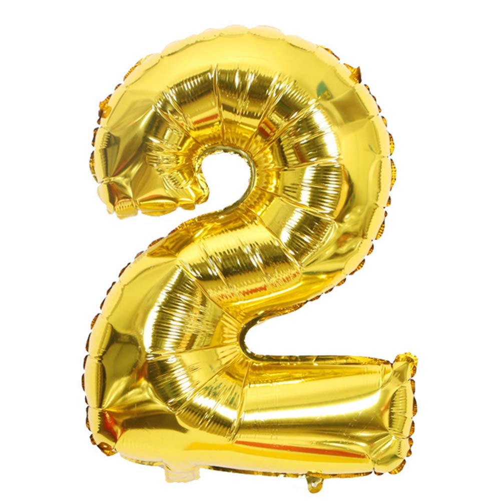 10 Pack Large Number Balloons for Birthday Party Decorations - Helium Balloons, Giant Numbers 0-9 for Wedding, Graduation, Anniversary & Baby Shower Decor