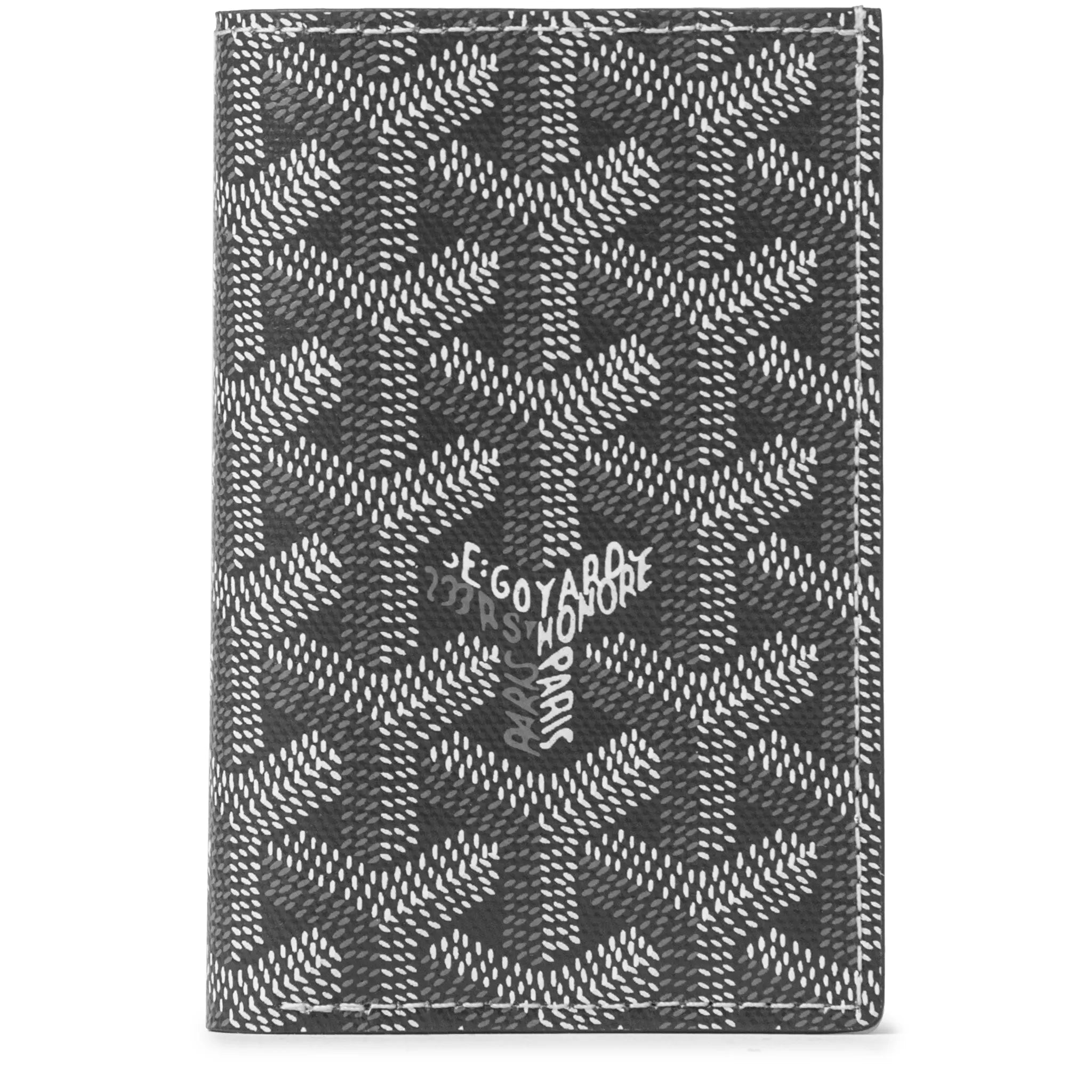 Goyard Saint Pierre Card Wallet Grey | Luxury Slim RFID Blocking Wallet for Men & Women | Perfect for Travel, Business & Everyday Use