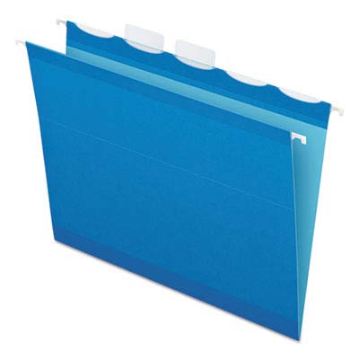 Pendaflex ESS42622 Ready-Tab Lift Tab Reinforced Hanging File Folders - Letter Size, 25-Pack - Durable Office Organization for Filing Cabinets & Document Storage