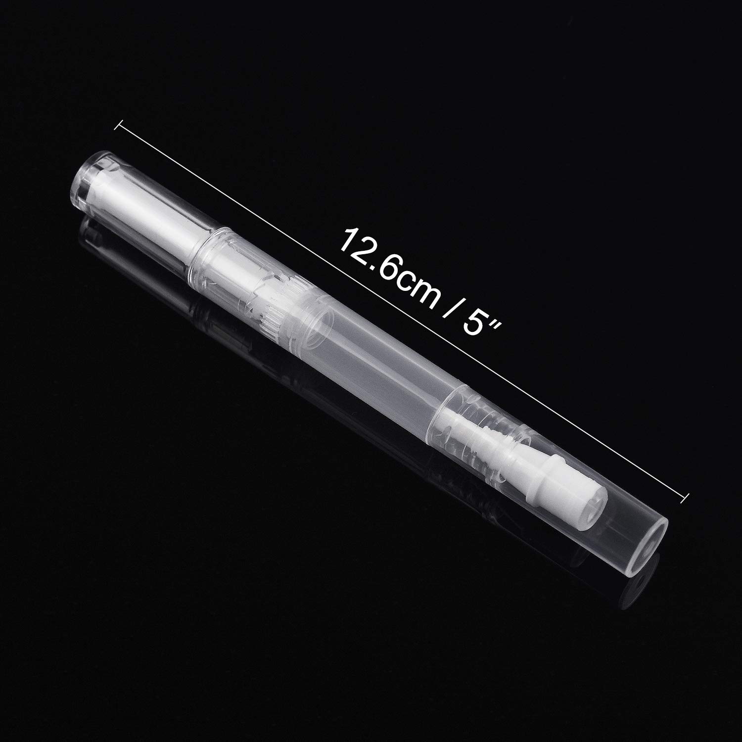 Awpeye 30Pack 3ML Transparent Twist Pens - Empty Nail Oil Pen Brush, Cosmetic Lip Gloss Container Applicators for DIY Beauty, Nail Art & Travel Essentials