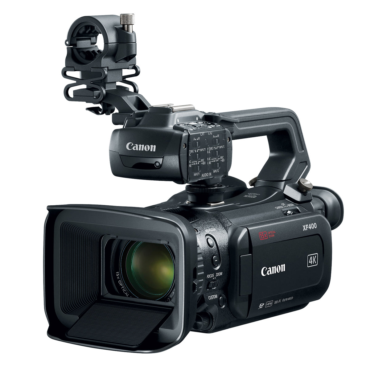 Canon XF400 4K Professional Camcorder - Ultra HD Video Recording for Filmmaking, Live Streaming & Broadcast