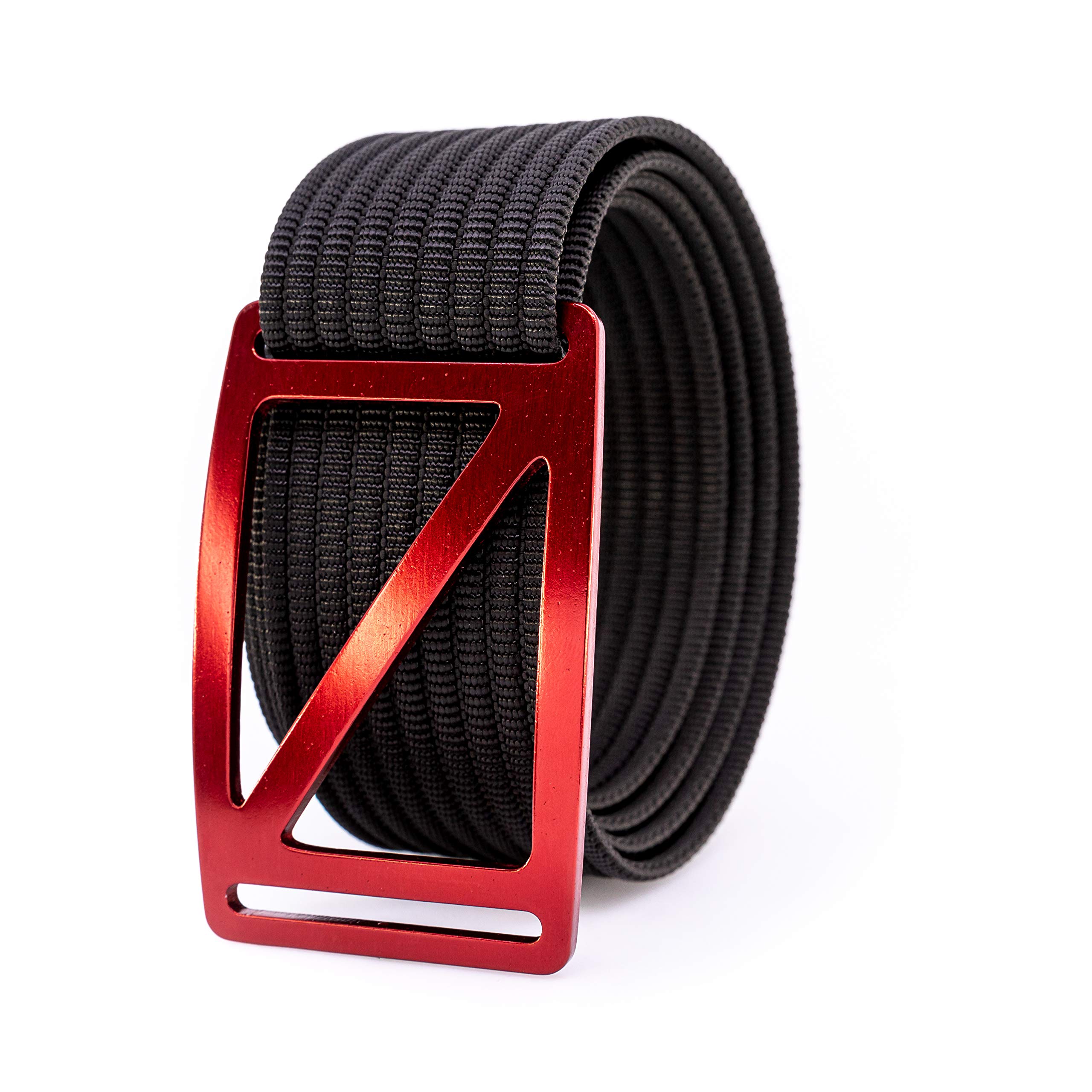 GRIP6 Ultralight Slope Belt: Durable No-Hole Tactical Belt for Men & Women with T6061 Aluminum Buckle – Versatile Nylon Design for Work, Golf, Casual, Outdoor, Travel & Hiking