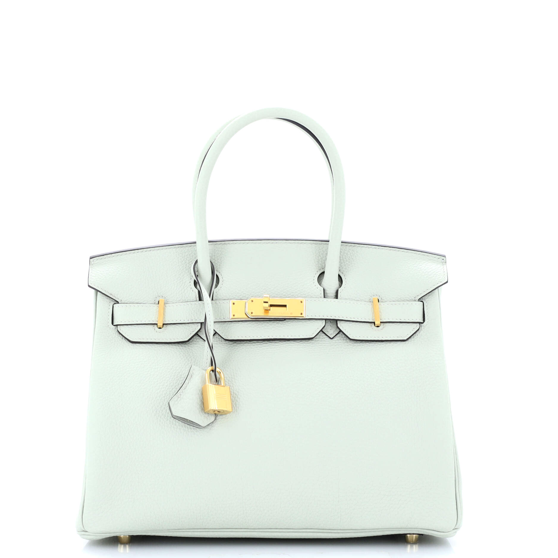 Authentic Hermes Birkin 30 Handbag in Grey Togo Leather with Gold Hardware - Luxury Designer Bag for Women, Perfect for Work, Travel & Special Occasions