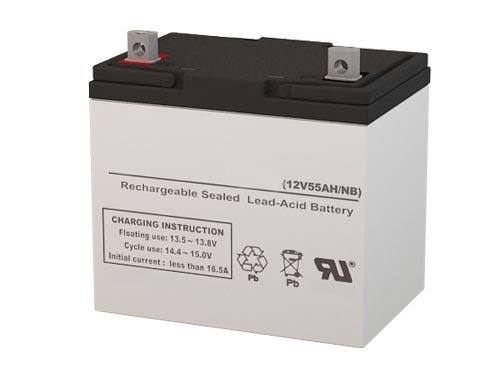 12V 55AH Deep Cycle AGM Battery for Solar Energy Storage - Perfect for RVs, Boats, Off-Grid Power Systems & Renewable Energy Applications
