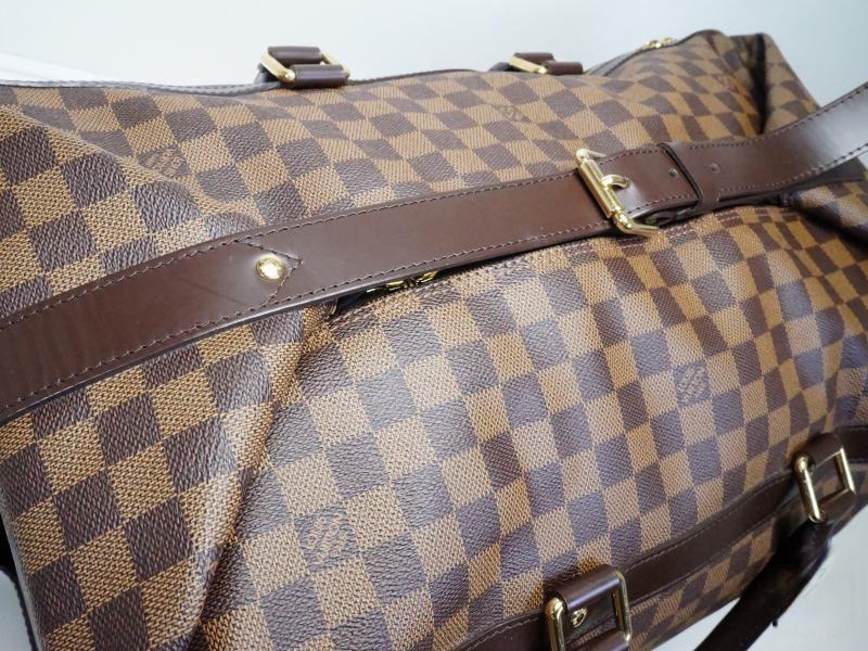 Authentic Pre-Owned Louis Vuitton Damier Eole 50 Duffle Bag & Trolley (3-Way Carry) - Model N23205 180867 | Luxury Travel Luggage for Business Trips & Weekend Getaways