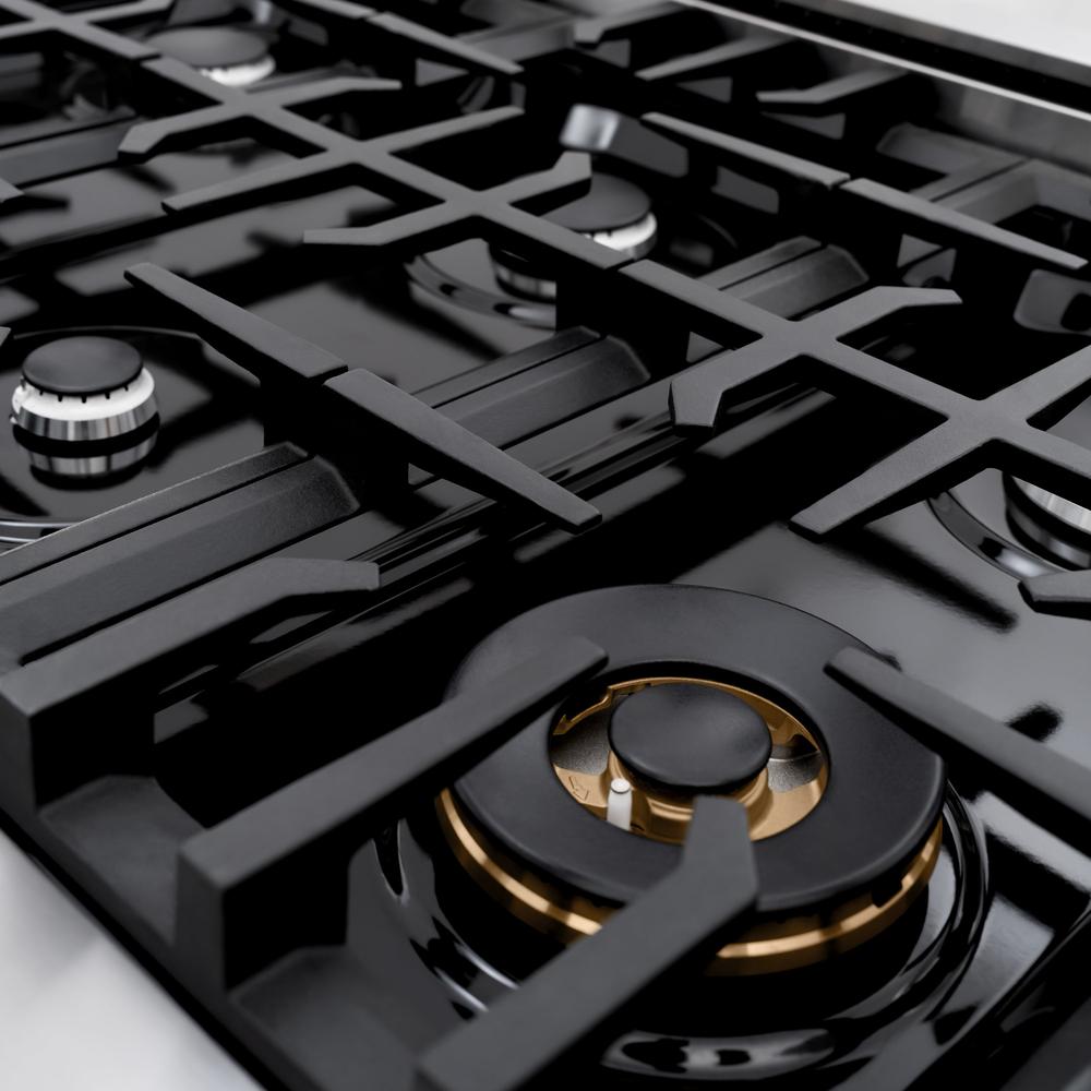 ZLINE 48-Inch 6.7 cu. ft. Stainless Steel Dual Fuel Range - 8 Burner Gas Cooktop with White Matte Doors - Perfect for Large Kitchens & Entertaining (CDR WM 48)