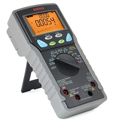 Fluke PC7000 True RMS Digital Multimeter with PC Link - Accurate Voltage, Current & Resistance Measurement for Home, Automotive & Industrial Use
