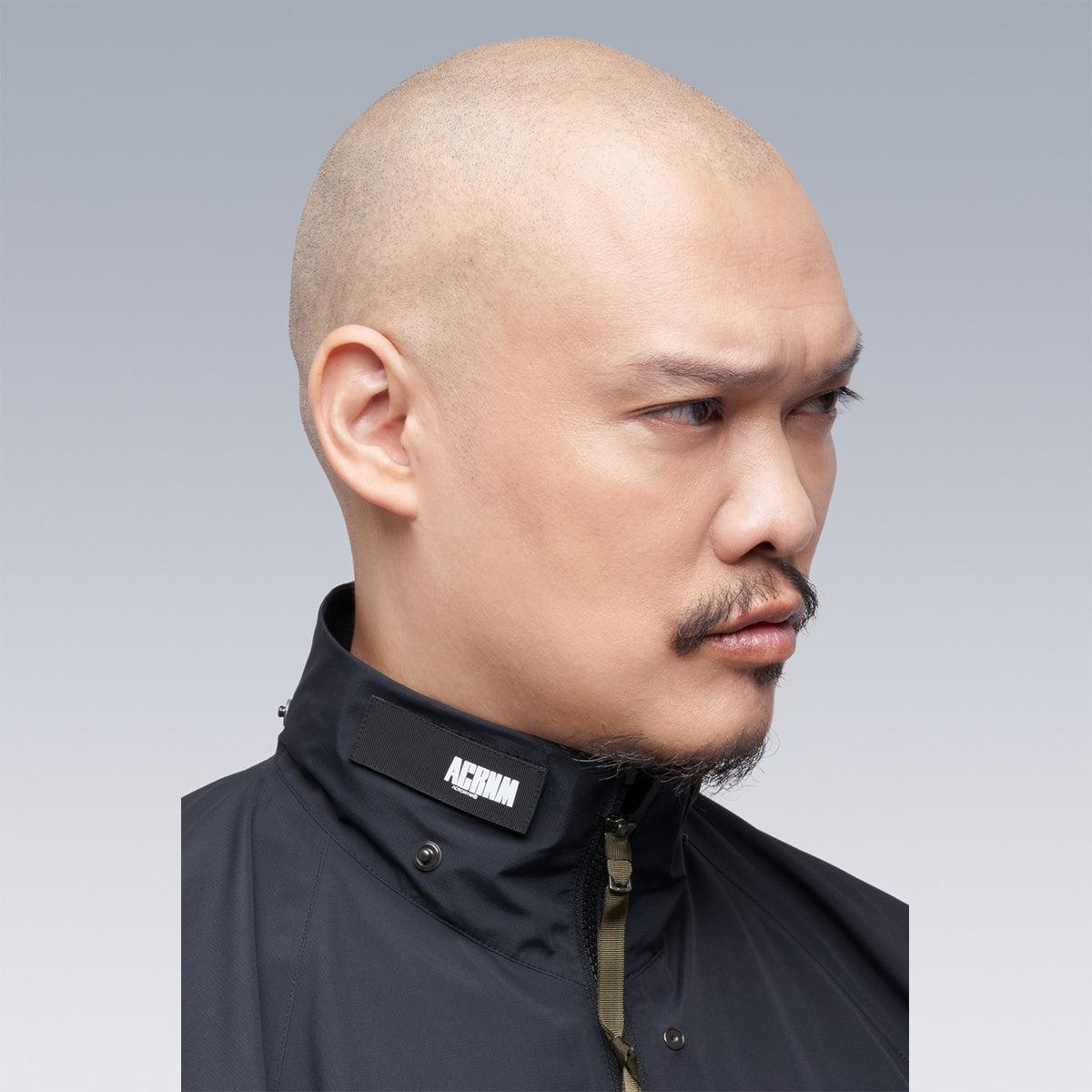 ACRONYM J96-GT Black Waterproof Windproof Jacket - High-Performance Streetwear for Urban Commuting & Outdoor Adventures