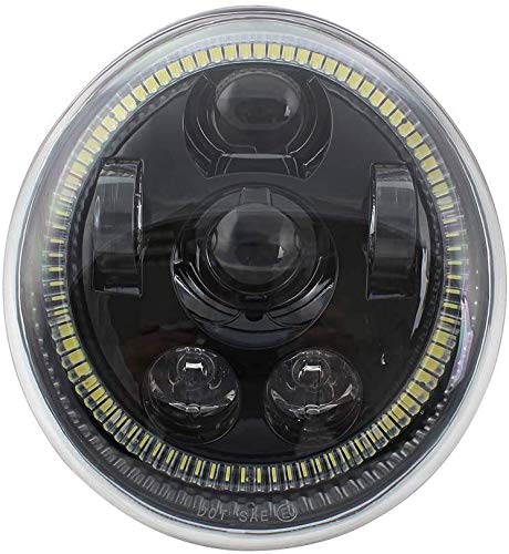 Eagle Lights V-Rod Street Rod LED Projection Headlight with Halo Ring - High Performance Motorcycle Headlight for Harley Davidson V-Rod & Street Rod Models - Perfect for Night Riding and Enhanced Visibility