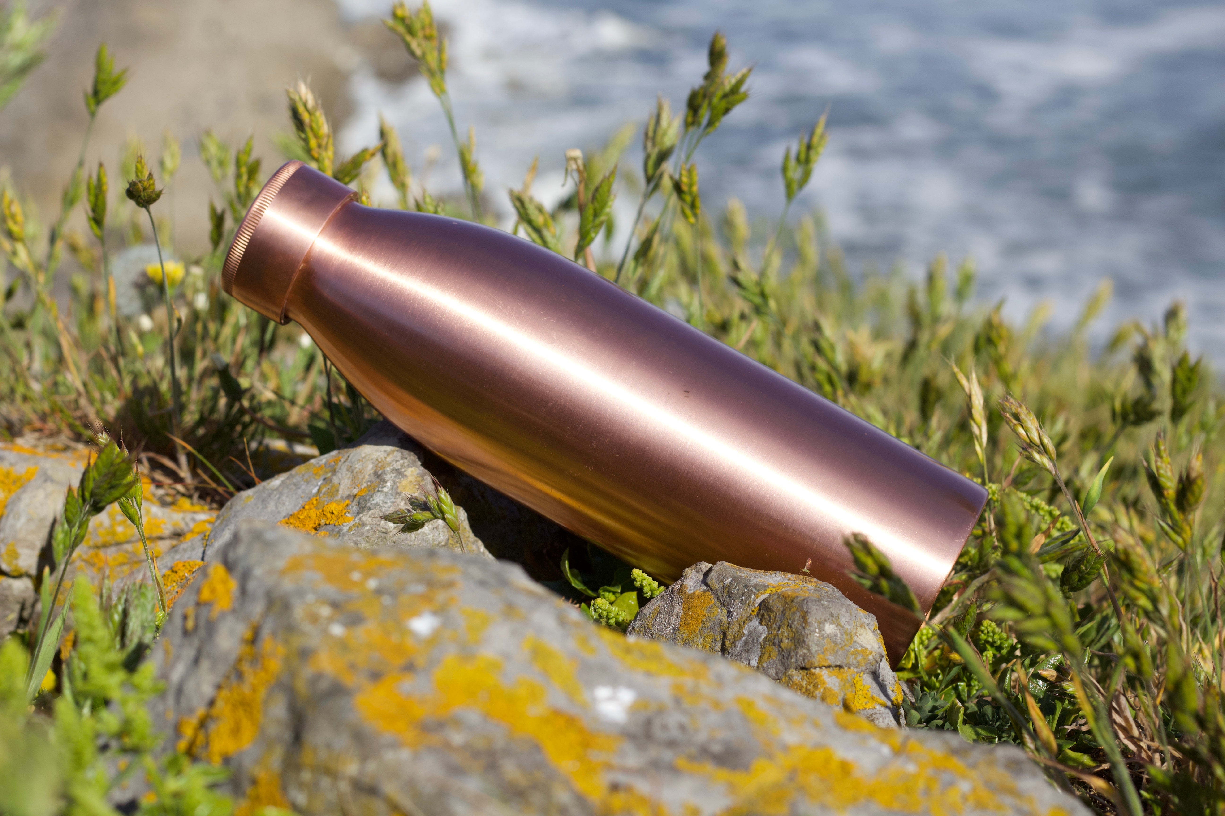 Kosdeg 24 Oz (0.7L) Copper Water Bottle - Insulated, Leak-Proof & BPA-Free - Perfect for Gym, Yoga, Hiking & Daily Hydration