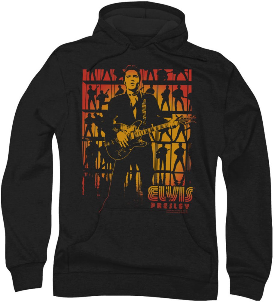Elvis Presley Men's Comeback Spotlight Hoodie - Vintage Rock & Roll Sweatshirt for Concerts & Casual Wear