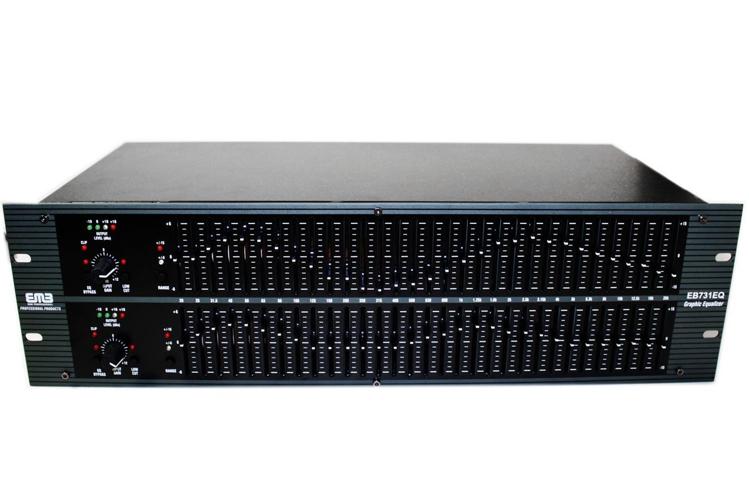 EMB Professional 7-Band Graphic Equalizer & Limiter EB731EQ for Live Sound, Studio Recording & DJ Mixing