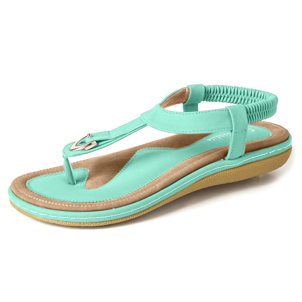 Women's Comfortable Slip-On Sandals for Summer - Lightweight & Cushioned Beach Walking Shoes for Travel, Vacation, and Casual Outings