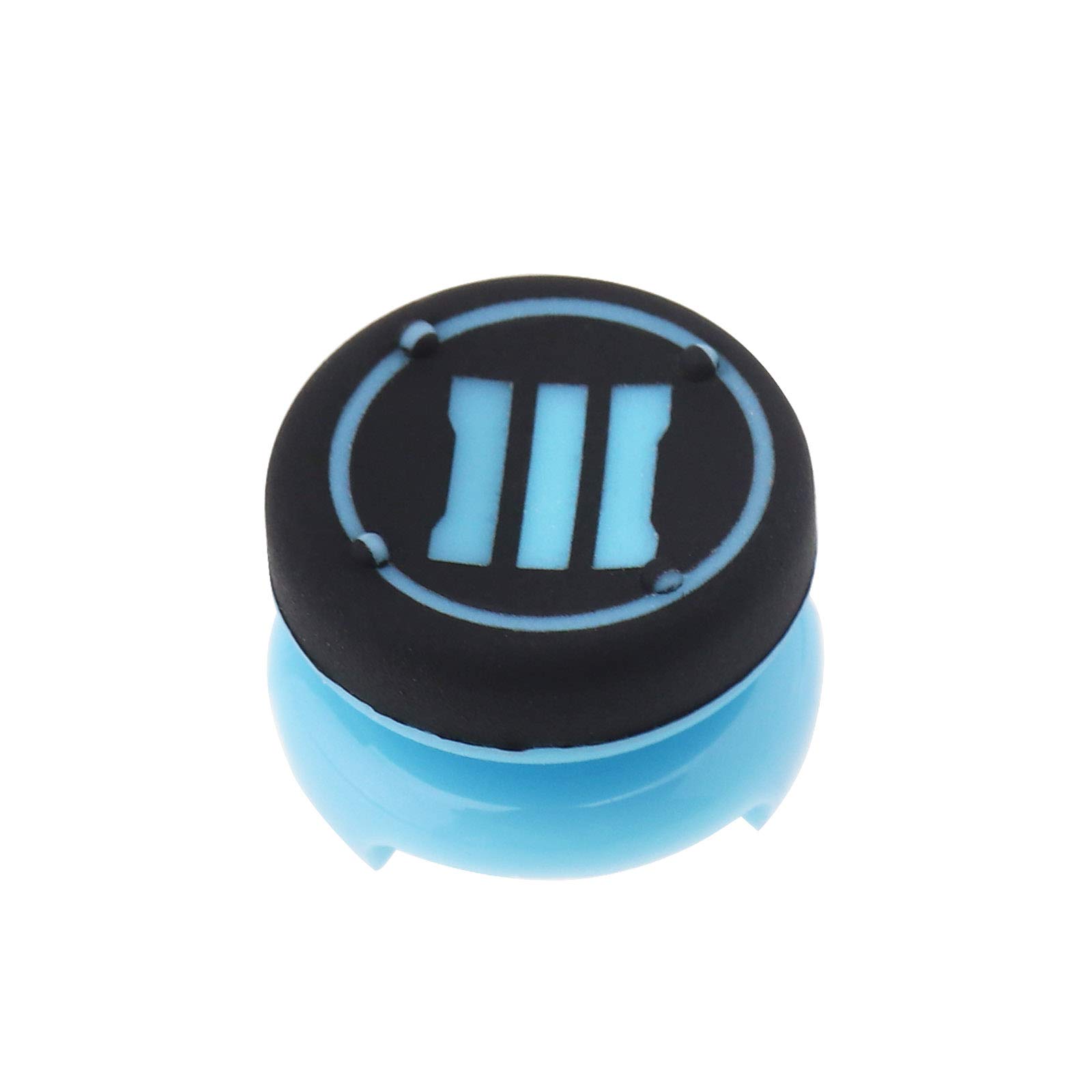 YINETTECH Analog Stick Thumb Grip Extenders for PS4, Xbox 360 & PS3 Controllers - 2 Pack (Blue) - Improve Gaming Comfort & Precision for FPS, Racing & Action Games