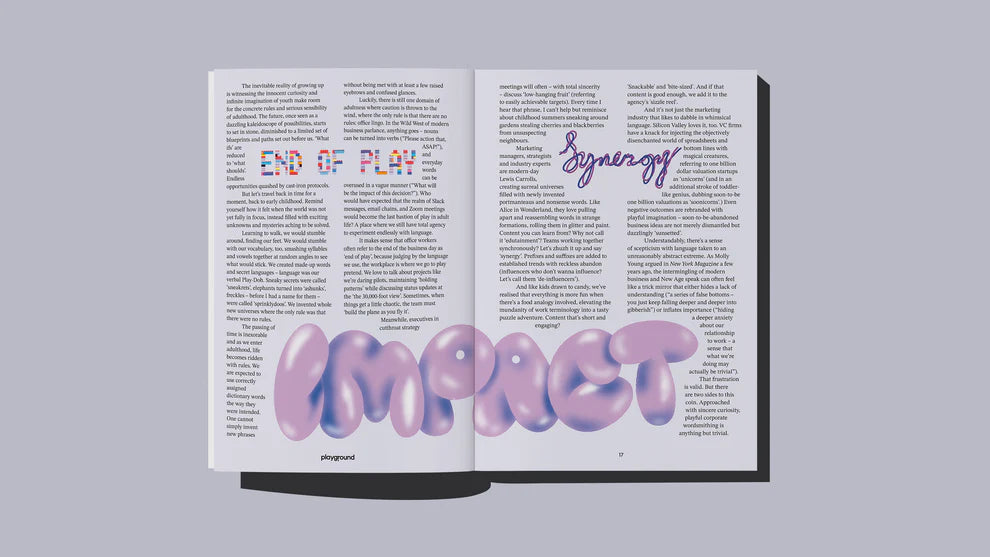 Playground Magazine Issue 2 - Creative Arts & Culture Publication for Adults | Perfect for Coffee Table Reading, Gift Giving & Art Inspiration