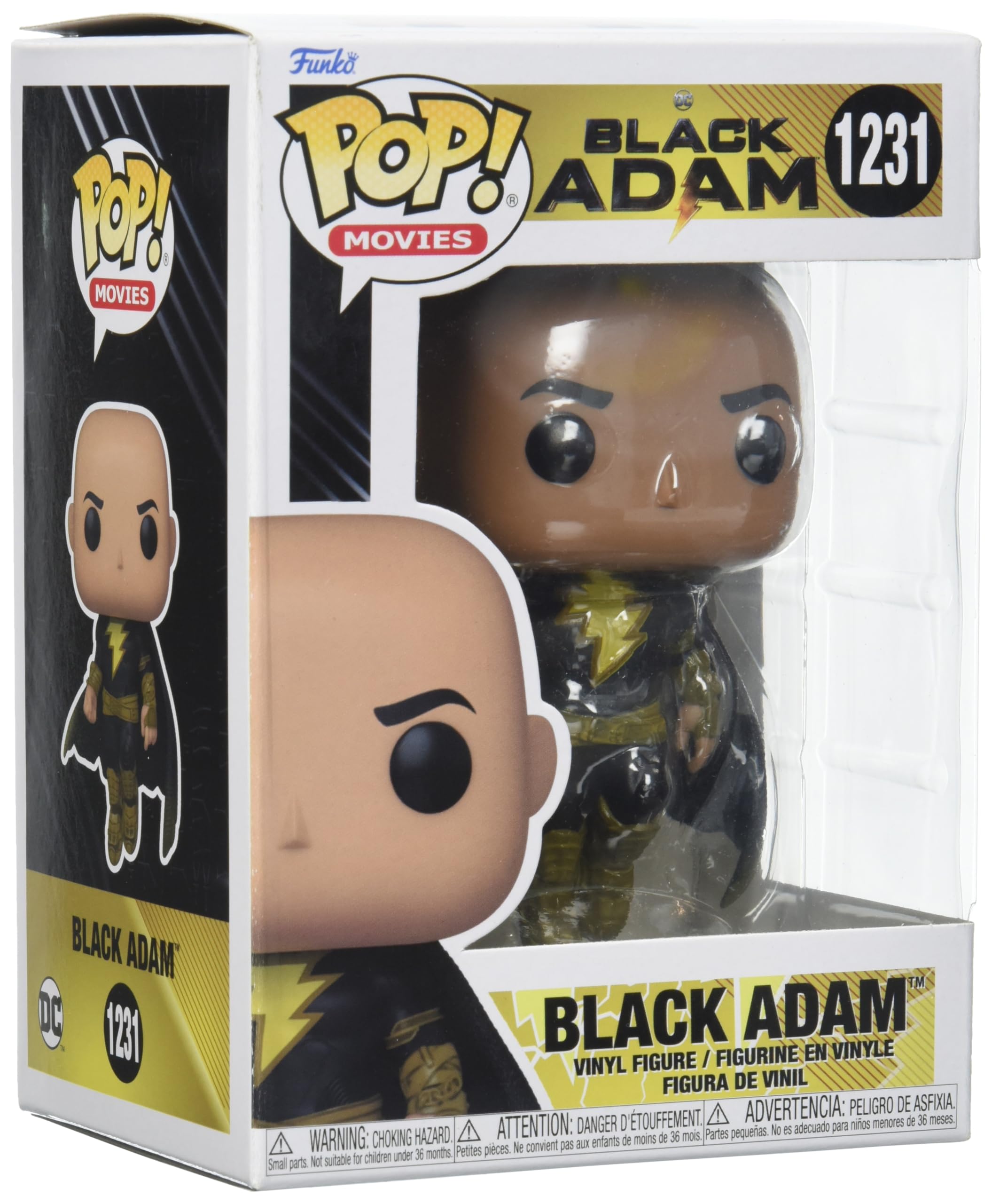 Black Adam #1231 Funko Pop Vinyl Collectible Figure - DC Comics Movie Merchandise for Display & Gift Giving